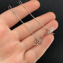 Load image into Gallery viewer, Crane dangle earrings
