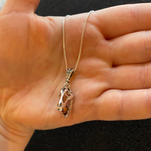Load image into Gallery viewer, Amber dinosaur necklace
