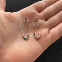 Load image into Gallery viewer, Safety pin earrings

