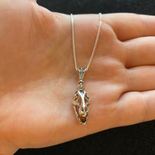 Load image into Gallery viewer, Amber dinosaur necklace
