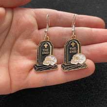 Load image into Gallery viewer, Headstone earrings
