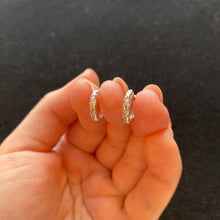 Load image into Gallery viewer, Starburst hoop earrings
