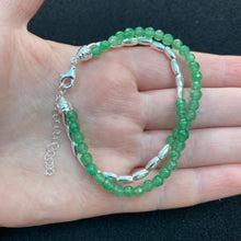 Load image into Gallery viewer, Seed chain and quartz bracelet
