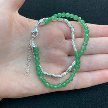 Load image into Gallery viewer, Seed chain and quartz bracelet
