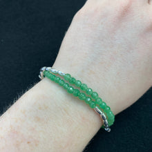 Load image into Gallery viewer, Seed chain and quartz bracelet
