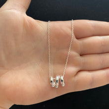 Load image into Gallery viewer, Triple ring necklace
