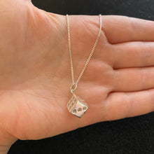 Load image into Gallery viewer, Sterling silver dice necklace
