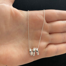 Load image into Gallery viewer, Triple ring necklace
