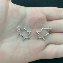 Load image into Gallery viewer, Open star studs
