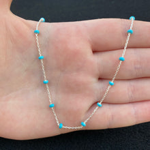 Load image into Gallery viewer, Turquoise beaded necklace
