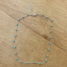 Load image into Gallery viewer, Turquoise beaded necklace
