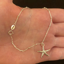 Load image into Gallery viewer, Sterling silver starfish bracelet
