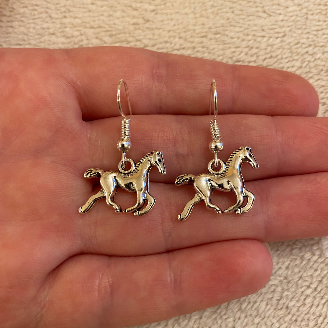 Horse earrings