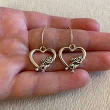 Load image into Gallery viewer, Cherub hoop earrings
