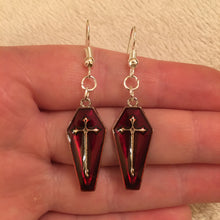 Load image into Gallery viewer, Coffin earrings
