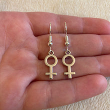 Load image into Gallery viewer, Female symbol earrings
