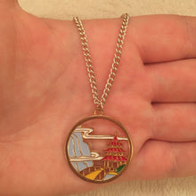 Load image into Gallery viewer, Japanese landscape necklace
