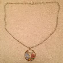 Load image into Gallery viewer, Japanese landscape necklace
