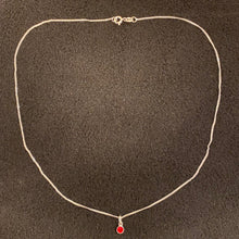 Load image into Gallery viewer, July birthstone necklace
