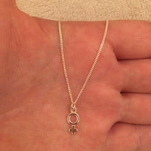 Load image into Gallery viewer, Female symbol necklace
