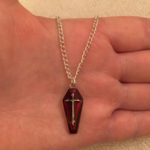 Load image into Gallery viewer, Coffin necklace

