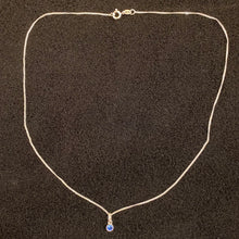 Load image into Gallery viewer, September birthstone necklace
