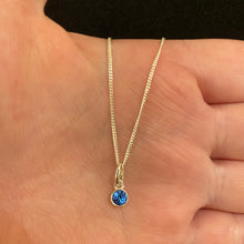 Load image into Gallery viewer, September birthstone necklace
