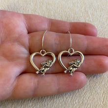 Load image into Gallery viewer, Cherub hoop earrings
