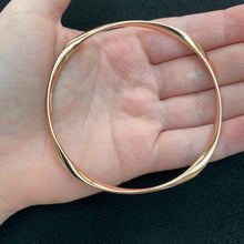 Load image into Gallery viewer, Rose gold twist bangle
